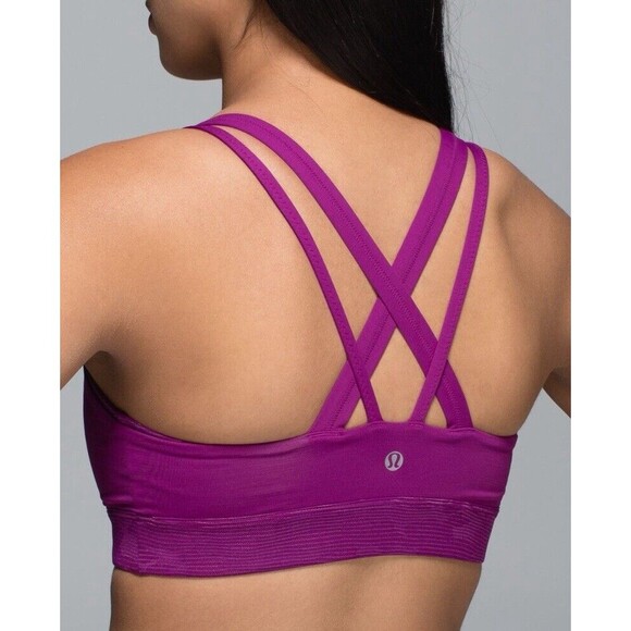lululemon athletica Other - Lululemon Run For Days Sports Bra Activewear Stretch Pocket Layered Bra Size 8
